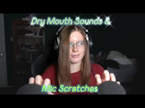 ASMR Dry Mouth Sounds And Mic Scratching/Rubbing 'Shoop' 'Tongue Clicking' 'TikTik' 'SkSk' Etc.