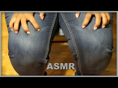ASMR- Jean Rubbing and Scratching