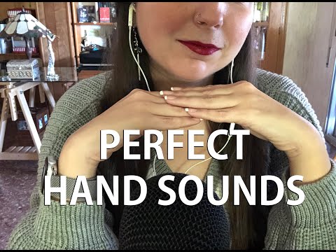 ASMR - Perfect hand sounds, rubbing, fluttering… - No talking