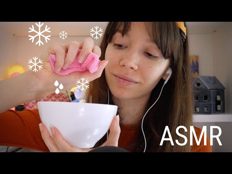 ASMR | Soin du Visage avec Masque Gel & Éponge Glacée