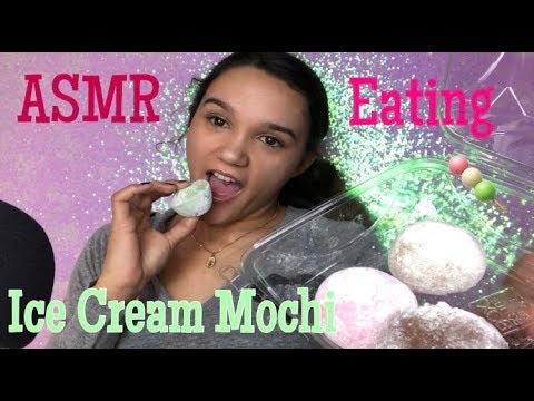 ASMR Eating Mochi Ice Cream!!