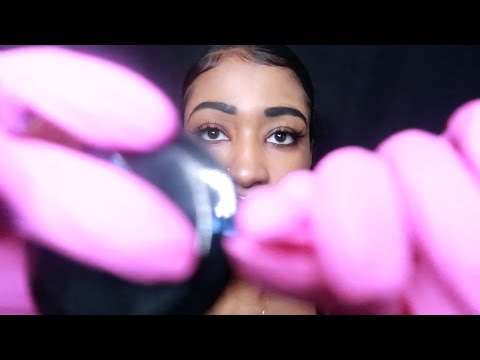 ASMR - Measuring Your Face Role Play (Soft Spoken|Gum Chewing|Mouth Sounds|Personal Attention|Light)