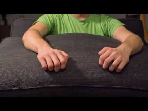 ASMR - Pure scratching on rough couch pillow