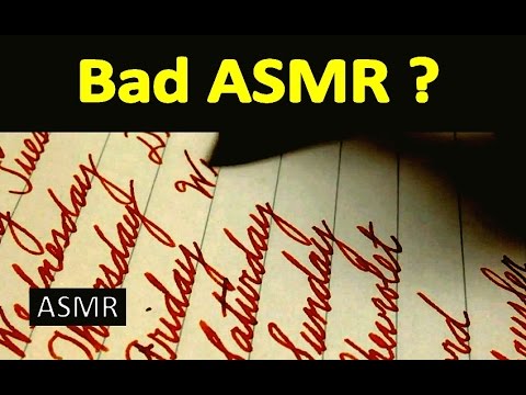 Bad ASMR ?