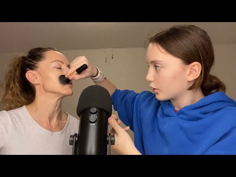 [ASMR] With My Mom! Doing Her Makeup & Hair💄💇‍♀️