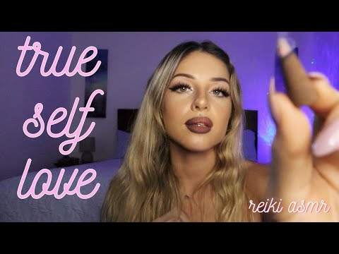 ASMR Reiki For REAL Self Love💖 ( Doing your skincare, tingly energy healing, connection to source)