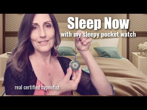 Deep Sleep Hypnosis (ASMR) Fall Asleep Fast with My Sleepy Pocket Watch *real certified hypnotist* 😴