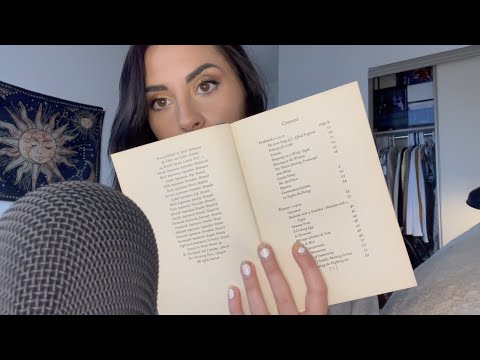 ASMR 📚 Reading poetry to you ~ Up close whispering & page turning~ T.S Elliot 💛