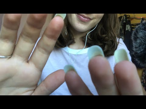ASMR - Up-close Face Touching and Gentle Whispers😴