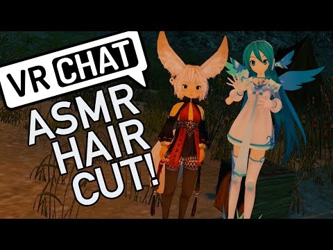 Giving You A Virtual Haircut in VRChat 👀 (Spray Bottle, Hair Combing, Electric Shaver, Hair Dryer)