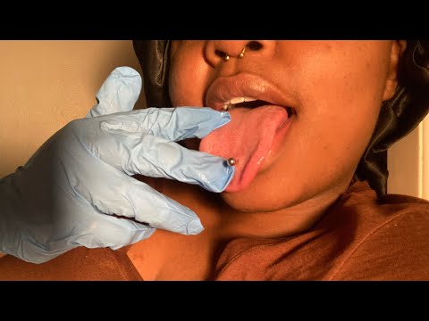 ASMR Spit Painting Your Face with Gloves 💦👄