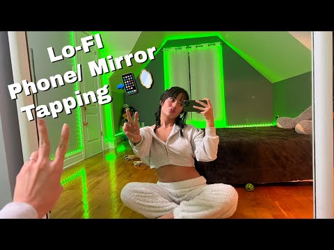 ASMR camera scratching and tapping ( lofi ) 🤍📲🪞