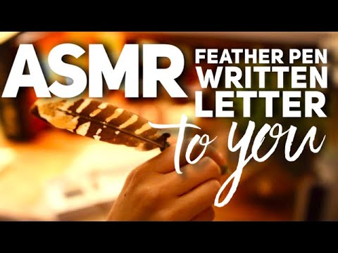 Hypnotic ASMR ✍️  Handwriting Scribble on a Rainy Day: Letter Written to YOU