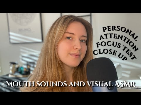Close-up personal attention ASMR| Mouth sounds, Visuals and EXTREME Tingles🌞