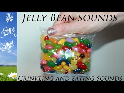 ASMR Jelly Bean Bag - Chewing Sounds and Soft Crinkly Plastic (no talking)