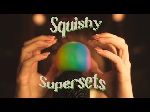ASMR // Sleepy Squishy Supersets ☁️💤 [Tingly Alternating Squishy Triggers, Personal Attention]