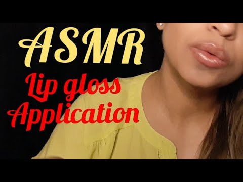 ASMR Lip Gloss Application