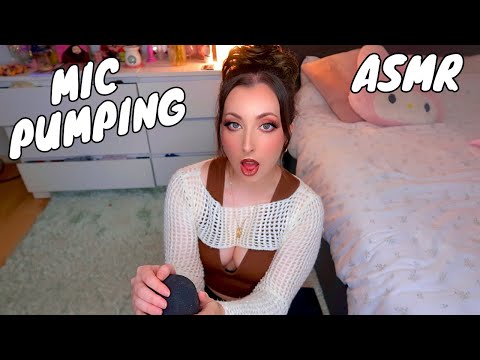 ASMR MIC PUMPING + SCRATCHING | tingly fast and slow microphone pumping and scratching