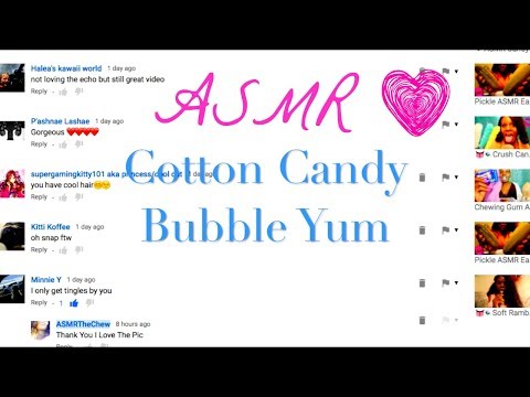 SMACKING ASMR Chewing Bubble  Gum/Keyboard/Sleepy