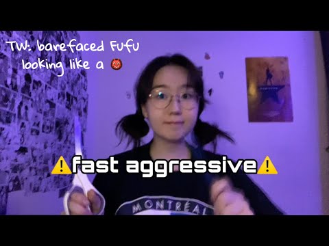 ASMR | HAIRCUT Roleplay | FAST AND AGGRESSIVE PERSONAL ATTENTION (up close triggers)