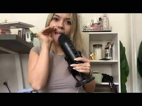 ASMR| 30+ WET Minutes Of Lens LICKlNG+ Mouth Sounds~Inaudible whispering & Tapping sounds