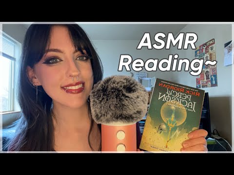 ASMR Reading Percy Jackson ~ up close ear to ear whispers