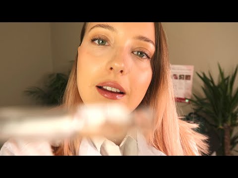ASMR Olfactory Cranial Nerve Exam featuring Real Food Smell Test, Nasal Inspection, Latex Gloves
