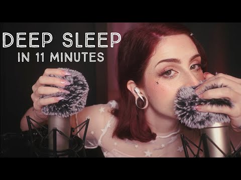 ASMR - Fluffy Ear Attention (Deep Sleep in 11 Minutes)