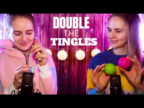 ASMR Twin Double Tapping for Double Tingles