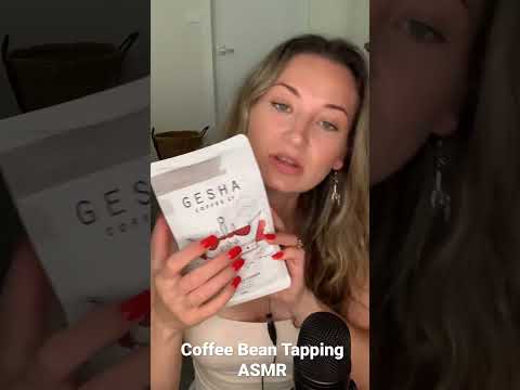 Tingly ASMR Coffee Bean Tapping & Whispering!