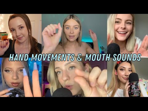 Asmr Best Hand Movements & Mouth Sounds Collab 💕✨