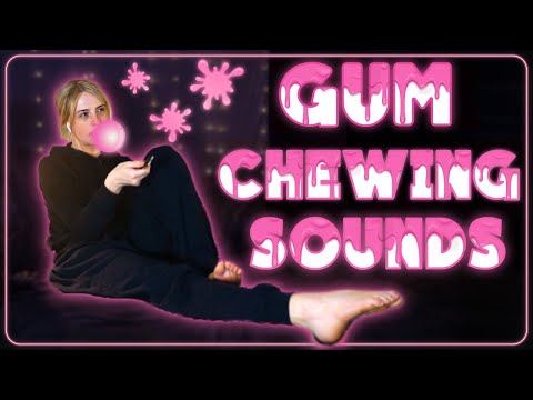 [ASMR] Chewing Gum Laying Down | Chill with me | Feet pose !!