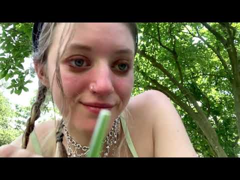 ASMR at the Park - Doing my Make-up with You