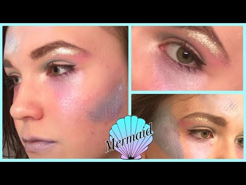 Mermaid Halloween Makeup Tutorial | Fluffy Unicorn Forever