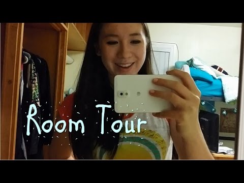 ASMR Vlog whispered room tour (kinda binaural, kinda relaxing?)