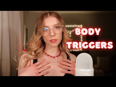 ASMR | FAST AND AGGRESSIVE BODY TRIGGERS & FABRIC SCRATCHING (Tingly Sounds)