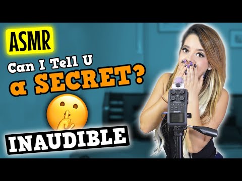 ASMR TELLING YOU a SECRET *ASMR SECRETS INAUDIBLE* 🤫