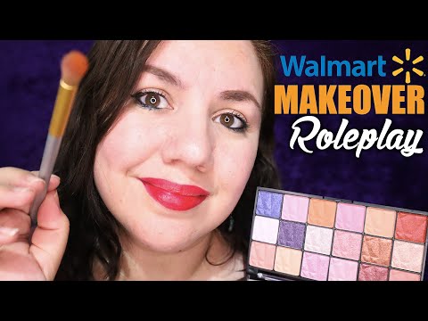 ASMR Walmart Makeup Artist Makeover Roleplay
