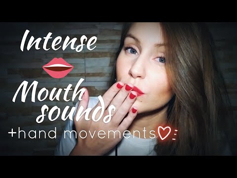 ASMR🎧 Intense Mouth Sounds (sonidos de boca intensos) + Movimientos de manos 👐🏼