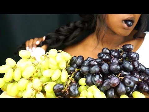 🌱ASMR Eating sounds 🍇 Grapes 🍇