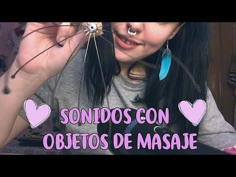 [Rena] ASMR Español - Sonidos con objetos de masaje ♥