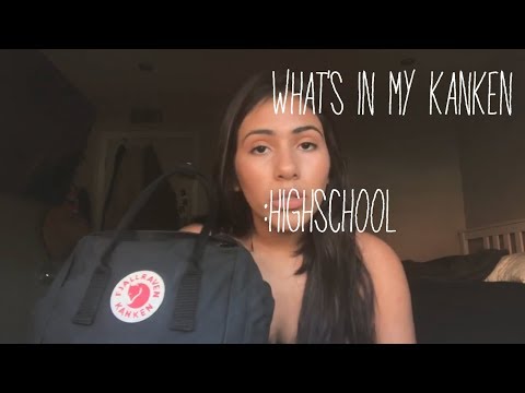 What's in my kanken | Highschool version