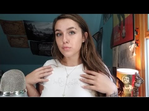 ASMR- Shirt Scratching/Tapping On My Earrings