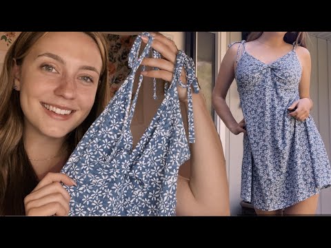 ASMR Spring Dress Collection 🧡 (try-on haul)