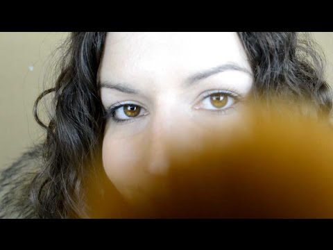 ASMR - Face Brushing, Close up, Personal Attention