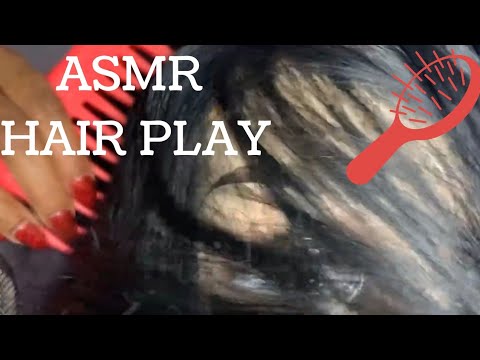 ASMR  A very messy scalp check. hair role play 😅