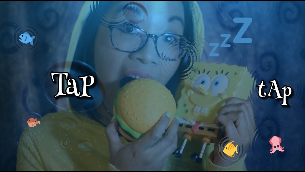 ａｓｍｒ: Spongebob! - Tapping (Slow to Fast)🍍🌊| Binaural | No Talking (Requested)