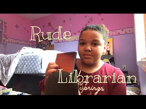 ASMR- rude Librarian deals with you (role-play)