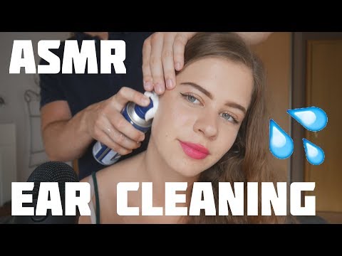 ASMR Ear Cleaning👂💦| Ear Massage | ASMR Couple 💏