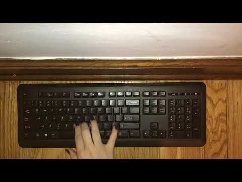 ASMR| Keyboard Typing| Short Nails| No Talking
